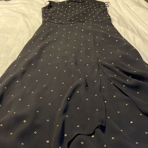 VERONICA BEARD Heera asymmetric embellished crepe de chine slip dress - Picture 11 of 11